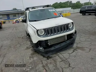2017 Jeep Renegade Sport with VIN ZACCJBAB0HPF11056, listed as a Copart auction lot 56515405 with 159,547 mi miles and Salvage title. Bid and sale history available at DreamBid. Image 14.