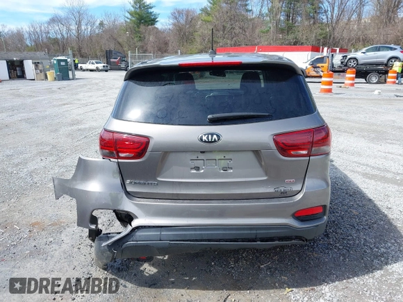 2019 Kia Sorento L with VIN 5XYPG4A32KG512687, listed as a IAAI auction lot 41857401 with 108,483 mi miles. Bid and sale history available at carsss.com. Image 16.