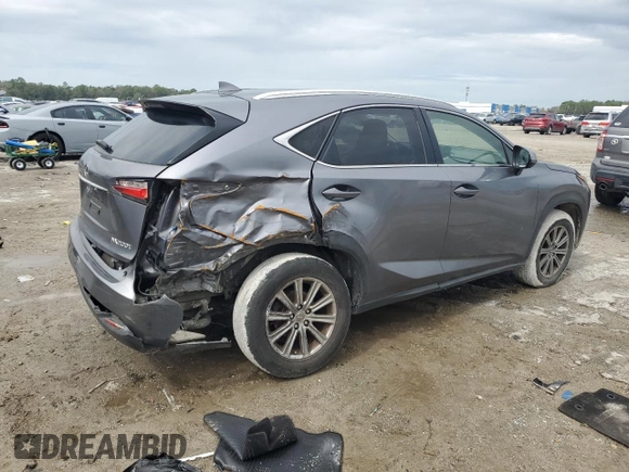 2017 Lexus NX 200t with VIN JTJYARBZ3H2073005, listed as a Copart auction lot 46806255 with 129,329 mi miles and Salvage title. Bid and sale history available at DreamBid. Image 3.