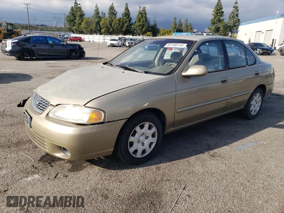 2000 Nissan Sentra XE with VIN 3N1CB51D3YL311011, listed as a Copart auction lot 71841274 with 146,760 mi miles and Salvage title. Bid and sale history available at DreamBid. Image 1.