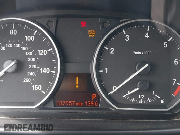 2012 BMW 1 Series 128i with VIN WBAUN1C52CVR00421, listed as a IAAI auction lot 41594256 with 107,957 mi miles and . Bid and sale history available at DreamBid. Image 15.
