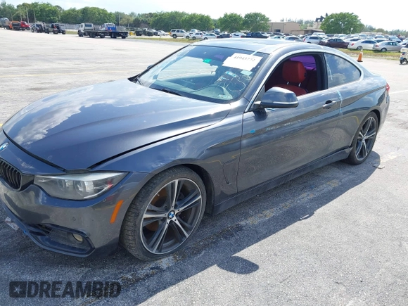 2018 BMW 4 Series 430i with VIN WBA4W3C57JAC97210, listed as a IAAI auction lot 41943772 with 89,232 mi miles and . Bid and sale history available at DreamBid. Image 17.