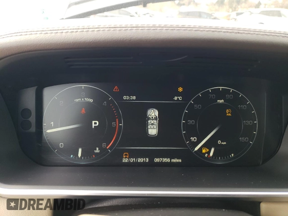 2016 Land Rover Range Rover with VIN SALGR2KF2GA297576, listed as a Copart auction lot 46224285 with 97,356 mi miles and Clean Title. Bid and sale history available at DreamBid. Image 9.