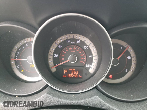 2011 Kia Forte LX with VIN KNAFT4A28B5449535, listed as a Copart auction lot 44702214 with 195,481 mi miles and Clean Title. Bid and sale history available at carsss.com. Image 9.