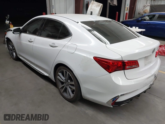 2020 Acura TLX Technology with VIN 19UUB2F47LA001647, listed as a IAAI auction lot 42498354 with 53,773 mi miles and . Bid and sale history available at DreamBid. Image 3.