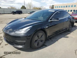 2020 Tesla Model 3 Long Range with VIN 5YJ3E1EB4LF599909, listed as a Copart auction lot 52435425 with 118,574 mi miles and Salvage Title. Bid and sale history available at DreamBid. Image 1.