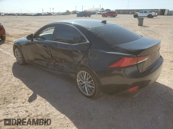 2017 Lexus IS 200t z VIN JTHBA1D24H5045236, wystawiony jako Copart lot #52463165 z przebiegiem 80 430 mil mil oraz Szkoda całkowita • Salvage title. Historia ofert i sprzedaży dostępna na DreamBid. Obrazek 2.