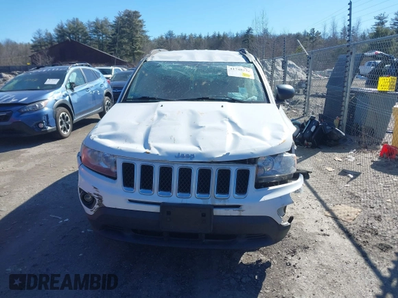 2014 Jeep Compass Sport with VIN 1C4NJDBBXED530808, listed as a IAAI auction lot 41748218 with 78,861 mi miles. Bid and sale history available at carsss.com. Image 12.