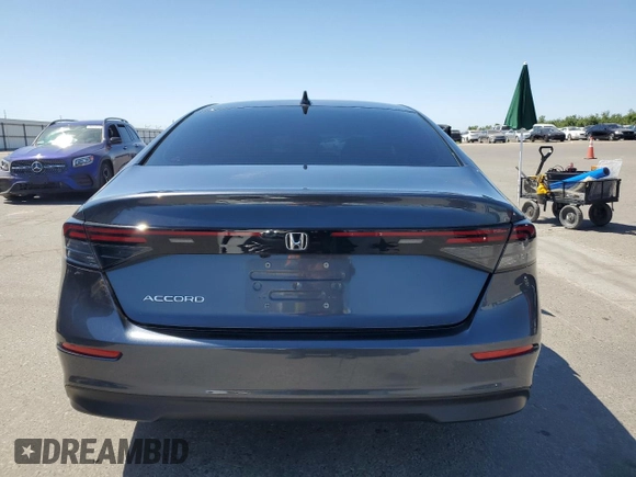 2024 Honda Accord EX with VIN 1HGCY1F36RA083133, listed as a Copart auction lot 58271195 with 5,772 mi miles and Salvage title. Bid and sale history available at DreamBid. Image 6.