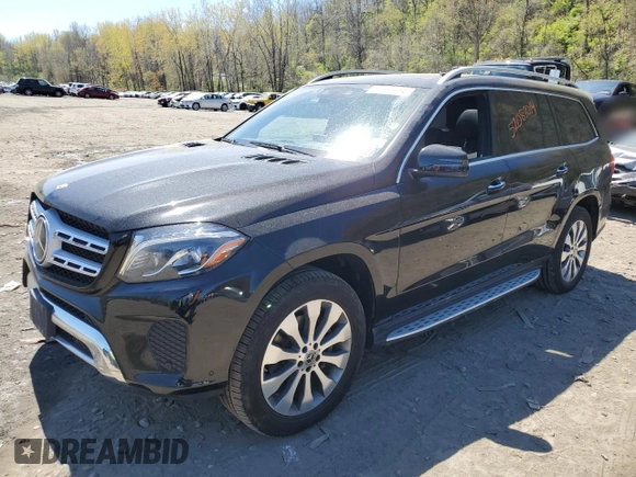 2019 Mercedes-Benz GLS 450 with VIN 4JGDF6EE9KB233854, listed as a Copart auction lot 52087014 with 46,272 mi miles and . Bid and sale history available at DreamBid. Image 1.
