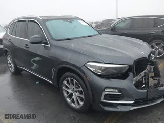 2020 BMW X5 sDrive40i with VIN 5UXCR4C05LLW63779, listed as a IAAI auction lot 41428432 with 1 mi miles. Bid and sale history available at carsss.com. Image 1.