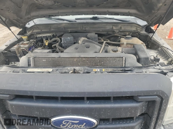 2013 Ford F-250 XL with VIN 1FT7X2B68DEB47487, listed as a Copart auction lot 85341004 with 194,035 mi miles and Salvage Title. Bid and sale history available at DreamBid. Image 12.