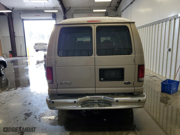 2008 Ford Econoline Wagon XL with VIN 1FMNE11L38DA52308, listed as a Copart auction lot 50180065 with 187,079 mi miles and Salvage Title. Bid and sale history available at carsss.com. Image 6.