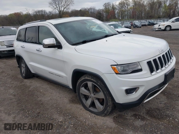 2016 Jeep Grand Cherokee Limited 75th Anniversary with VIN 1C4RJFBG2GC461856, listed as a IAAI auction lot 42038362 with 132,814 mi miles and . Bid and sale history available at DreamBid. Image 1.