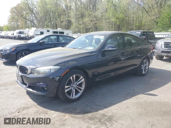 2014 BMW 3 Series 328i Gran Turismo xDrive with VIN WBA3X5C50ED557467, listed as a Copart auction lot 53655025 with 126,733 mi miles and Salvage title. Bid and sale history available at DreamBid. Image 1.
