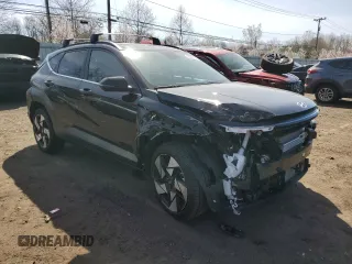 2025 Hyundai Kona Limited with VIN KM8HECA31SU200925, listed as a Copart auction lot 53305795 with 6,223 mi miles and Salvage Title. Bid and sale history available at DreamBid. Image 4.