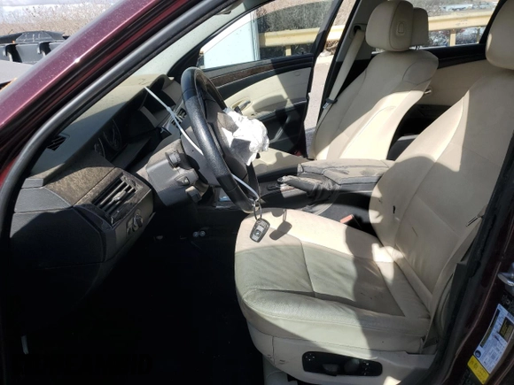 2010 BMW 5 Series 528i with VIN WBANU5C51AC460098, listed as a Copart auction lot 48819825 with 107,796 mi miles and Salvage Title. Bid and sale history available at carsss.com. Image 7.