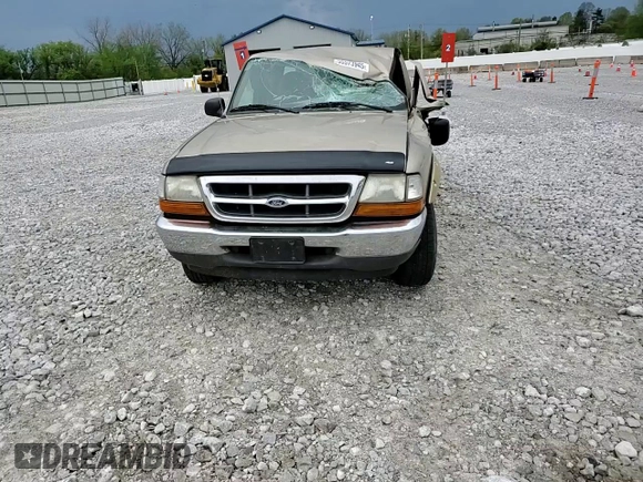 2000 Ford Ranger XL with VIN 1FTYR14V6YPB92418, listed as a Copart auction lot 55573945 with 152,507 mi miles and Salvage Title. Bid and sale history available at DreamBid. Image 13.