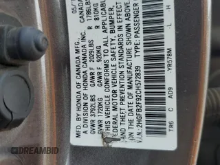 2012 Honda Civic EX-L with VIN 2HGFB2F92CH572839, listed as a Copart auction lot 51507805 with 95,881 mi miles and Salvage Title. Bid and sale history available at DreamBid. Image 12.