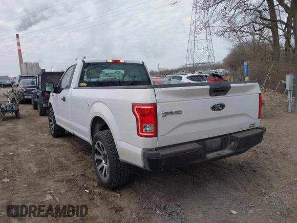 2015 Ford F-150 XL with VIN 1FTMF1C89FKD50053, listed as a IAAI auction lot 41704237 with 187,408 mi miles and . Bid and sale history available at DreamBid. Image 3.