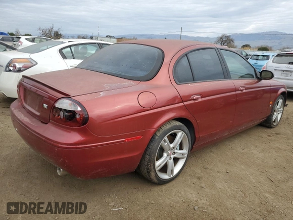 2005 Jaguar S-Type with VIN SAJWA03V351N18699, listed as a Copart auction lot 43060945 with 45,008 mi miles and Clean Title. Bid and sale history available at DreamBid. Image 3.