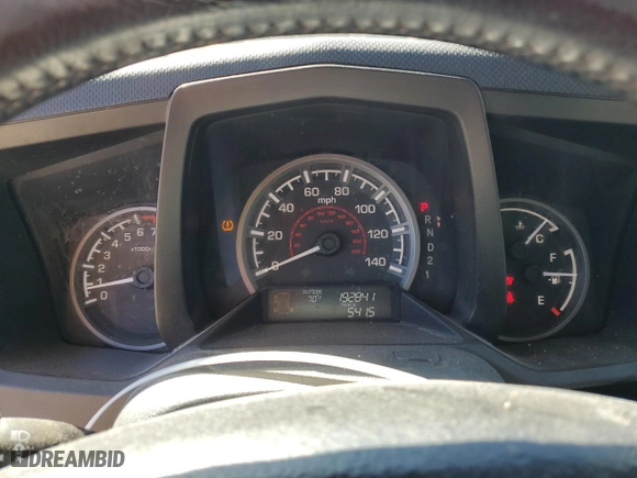 2010 Honda Ridgeline RTL with VIN 5FPYK1F54AB002253, listed as a Copart auction lot 49992265 with 192,841 mi miles and Salvage Title. Bid and sale history available at carsss.com. Image 9.