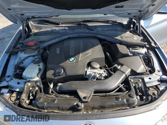 2014 BMW 4 Series 435i with VIN WBA3R1C55EK191486, listed as a Copart auction lot 64141605 with 59,568 mi miles and Salvage title. Bid and sale history available at DreamBid. Image 11.