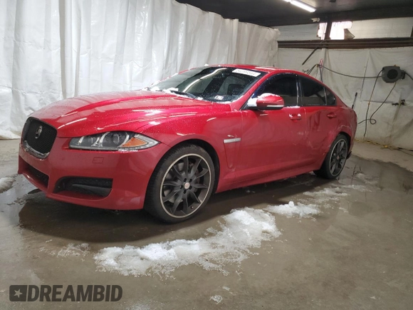 2015 Jaguar XF V6 Portfolio with VIN SAJWJ0FF0F8U72195, listed as a Copart auction lot 84399344 with 115,057 mi miles and Salvage Title. Bid and sale history available at carsss.com. Image 1.