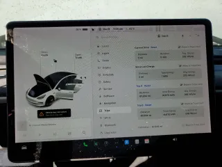 2021 Tesla Model 3 Long Range with VIN 5YJ3E1EB4MF938427, listed as a Copart auction lot 88270665 with 67,246 mi miles and Salvage Title. Bid and sale history available at carsss.com. Image 9.