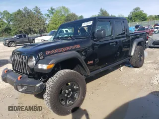 2023 Jeep Gladiator Mojave z VIN 1C6JJTEG4PL583732, wystawiony jako Copart lot #55776725 z przebiegiem 7 724 mil mil oraz Szkoda całkowita • Salvage title. Historia ofert i sprzedaży dostępna na DreamBid. Obrazek 1.