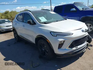 2024 Buick Encore GX Sport Touring with VIN KL4AMDSLXRB080801, listed as a IAAI auction lot 42034955 with 2,743 mi miles and . Bid and sale history available at DreamBid. Image 1.