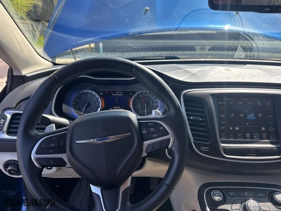 2015 Chrysler 200 C with VIN 1C3CCCEG6FN583251, listed as a Copart auction lot 54969025 with 86,173 mi miles and Clean Title. Bid and sale history available at carsss.com. Image 9.