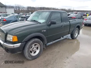 2001 Ford Ranger XL Fleet with VIN 1FTZR15EX1PB75470, listed as a IAAI auction lot 41833450 with 140,579 mi miles. Bid and sale history available at carsss.com. Image 12.
