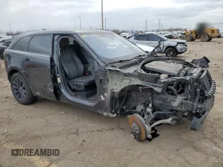2021 Land Rover Range Rover Velar S with VIN SALYJ2EX2MA310984, listed as a Copart auction lot 87630185 with Not provided miles and Salvage title. Bid and sale history available at DreamBid. Image 4.