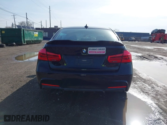2015 BMW 3 Series 328i xDrive with VIN WBA3B3C51FF548592, listed as a IAAI auction lot 41941167 with 87,124 mi miles. Bid and sale history available at carsss.com. Image 16.