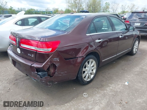 2012 Lincoln MKZ with VIN 3LNHL2GC6CR807953, listed as a IAAI auction lot 42150405 with 61,415 mi miles. Bid and sale history available at carsss.com. Image 4.