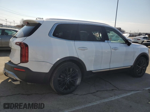 2022 Kia Telluride SX with VIN 5XYP54HC8NG201913, listed as a Copart auction lot 49168945 with 46,036 mi miles and Salvage title. Bid and sale history available at DreamBid. Image 3.