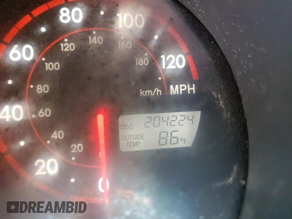 2005 Pontiac Vibe with VIN 5Y2SL66885Z433729, listed as a Copart auction lot 71591154 with 204,224 mi miles and Salvage Title. Bid and sale history available at carsss.com. Image 9.