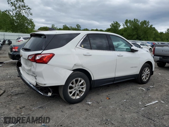 2018 Chevrolet Equinox LT z VIN 3GNAXSEV7JS593275, wystawiony jako Copart lot #57420565 z przebiegiem 83 977 mil mil oraz Szkoda całkowita • Salvage title. Historia ofert i sprzedaży dostępna na DreamBid. Obrazek 3.