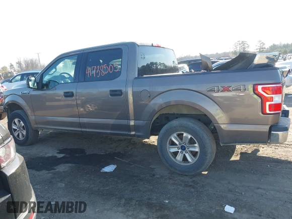 2018 Ford F-150 XL with VIN 1FTEW1E50JFC64090, listed as a IAAI auction lot 41738505 with 185,618 mi miles. Bid and sale history available at carsss.com. Image 15.