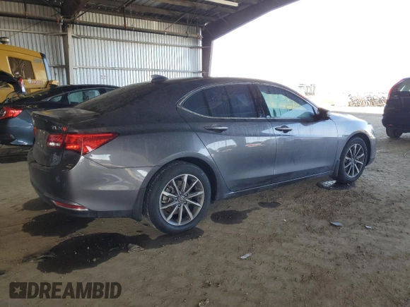 2020 Acura TLX with VIN 19UUB1F36LA000507, listed as a Copart auction lot 44448485 with 35,320 mi miles and Clean Title. Bid and sale history available at carsss.com. Image 3.