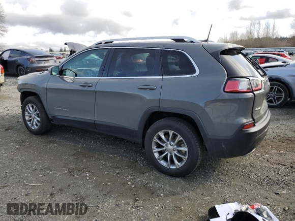 2021 Jeep Cherokee 80th Anniversary with VIN 1C4PJMMX9MD233738, listed as a Copart auction lot 49643365 with 10,096 mi miles and Salvage Title. Bid and sale history available at carsss.com. Image 2.