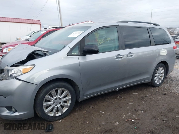2013 Toyota Sienna XLE with VIN 5TDDK3DC7DS056599, listed as a IAAI auction lot 41736510 with 120,230 mi miles and . Bid and sale history available at DreamBid. Image 14.
