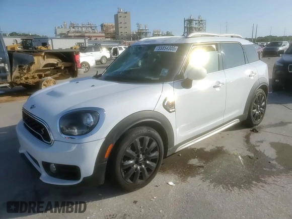 2019 MINI Countryman Cooper S with VIN WMZYT3C56K3E94484, listed as a Copart auction lot 55854305 with 78,927 mi miles and Salvage Title. Bid and sale history available at DreamBid. Image 14.