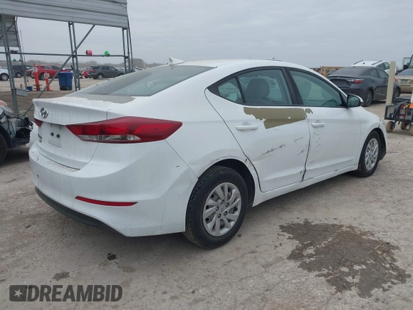 2017 Hyundai Elantra SE with VIN 5NPD74LF3HH195868, listed as a IAAI auction lot 41615994 with 100,705 mi miles and . Bid and sale history available at DreamBid. Image 4.