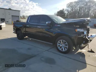 2020 Chevrolet Silverado 1500 LTZ with VIN 1GCUYGEL3LZ129484, listed as a Copart auction lot 49010975 with 75,680 mi miles and Clean Title. Bid and sale history available at DreamBid. Image 4.