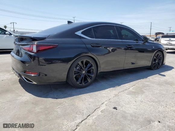 2023 Lexus ES with VIN 58AJZ1B14PU142056, listed as a Copart auction lot 52217085 with 30,837 mi miles and Salvage Title. Bid and sale history available at carsss.com. Image 3.