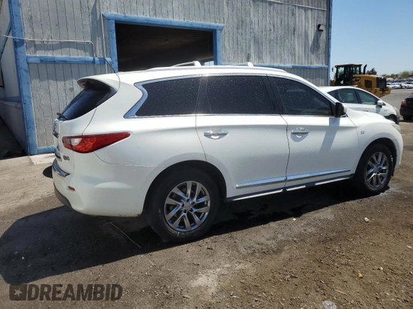 2014 Infiniti QX60 with VIN 5N1AL0MN4EC531785, listed as a Copart auction lot 52046295 with 132,926 mi miles and Clean Title. Bid and sale history available at DreamBid. Image 3.
