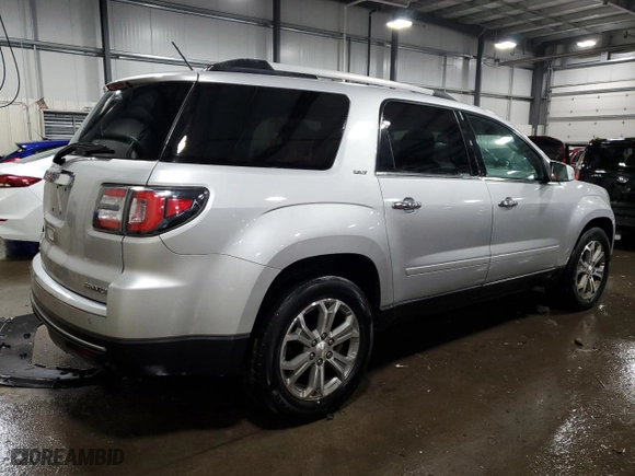 2015 GMC Acadia SLT with VIN 1GKKVRKD7FJ364843, listed as a Copart auction lot 88878865 with 198,127 mi miles and Salvage Title. Bid and sale history available at carsss.com. Image 3.