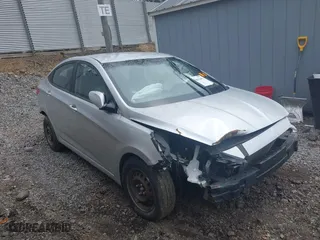 2014 Hyundai Accent GLS with VIN KMHCT4AE5EU597325, listed as a IAAI auction lot 42005445 with 1 mi miles. Bid and sale history available at carsss.com. Image 12.